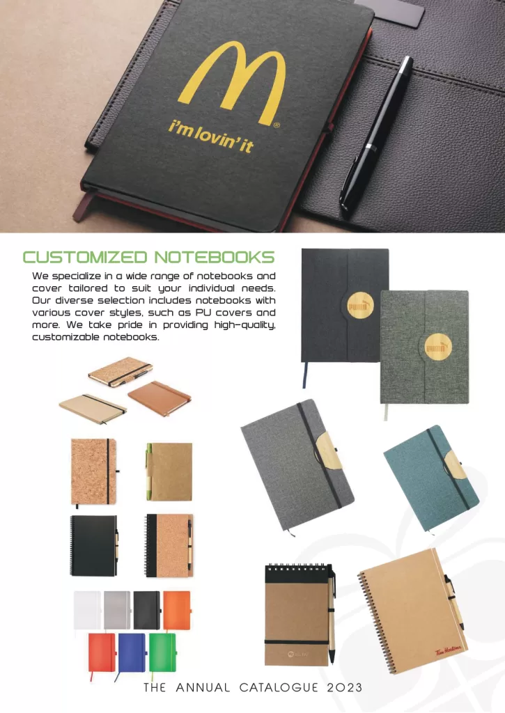 Customized Notebooks